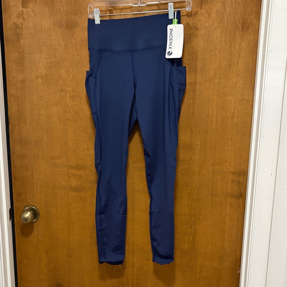 530. Phoenix Prague Pocket Navy High-Waist Leggings